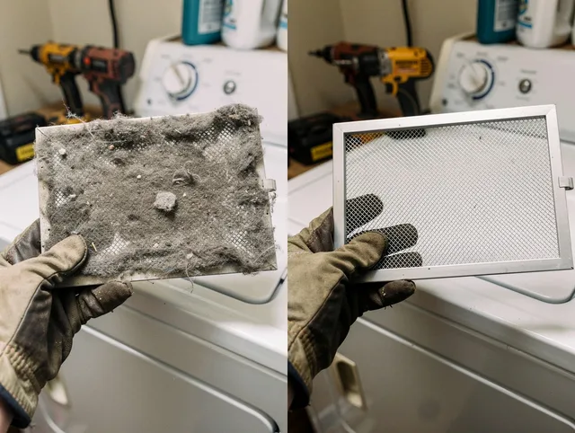 Professional lint trap cleaning by Lehigh Acres Dryer Vent Cleaning in Lehigh Acres