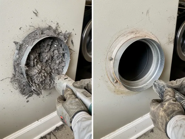 Professional clogged vent cleaning by Lehigh Acres Dryer Vent Cleaning in Lehigh Acres
