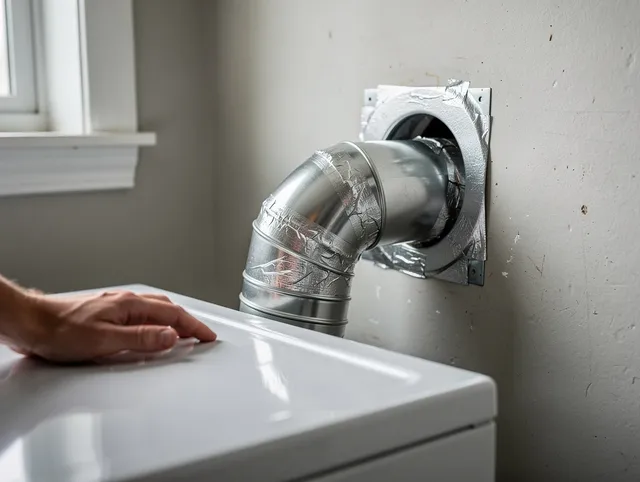 Lehigh Acres Dryer Vent Cleaning expert performing professional dryer vent repair and installation in Lehigh Acres
